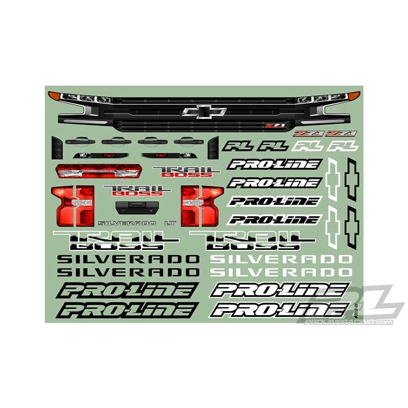 Pro-Line 2019 Chevy Silverado Z71 Trail Boss Clear 1/10 Short Course Body Slash