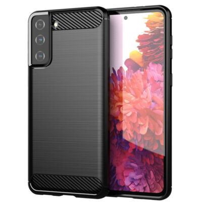 For Samsung Galaxy S21 FE S20 Plus S10 Lite Fiber Carbon Soft TPU Cover Case
