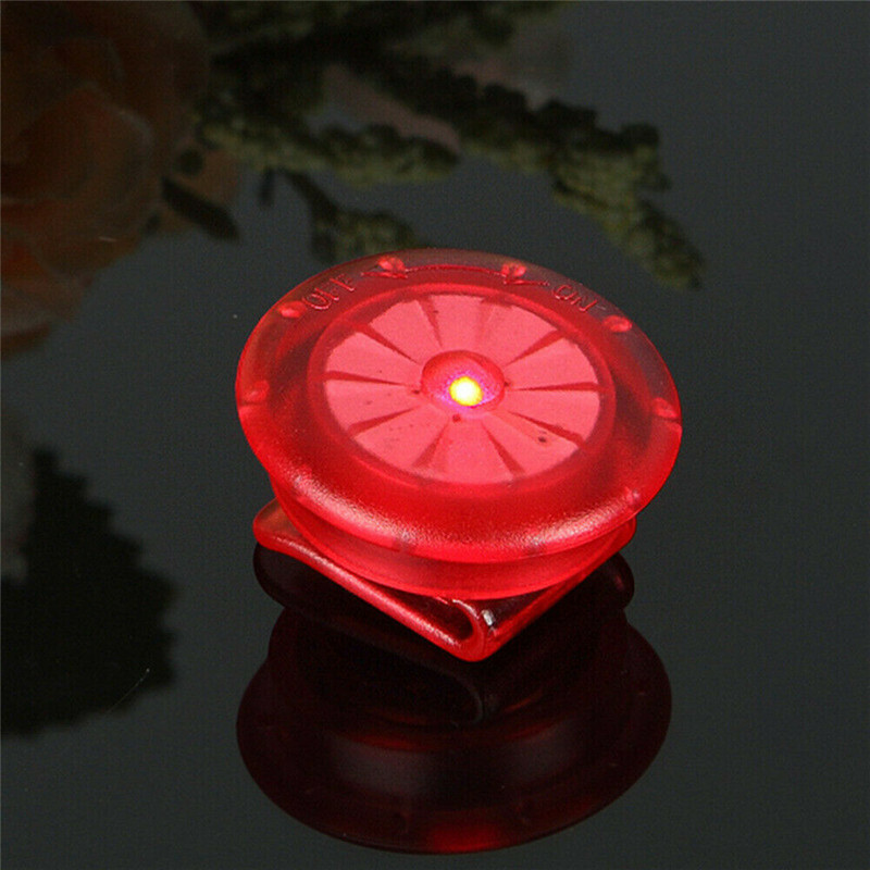 Clip On LED Safety Light Strobe Lamp Running Cycling Bike Tail Warning Gear