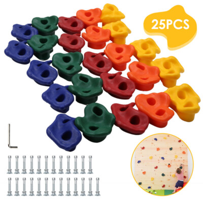 Klettergriffe inkl. Schrauben Klettersteine Outdoor für Spielturm Boulderwand