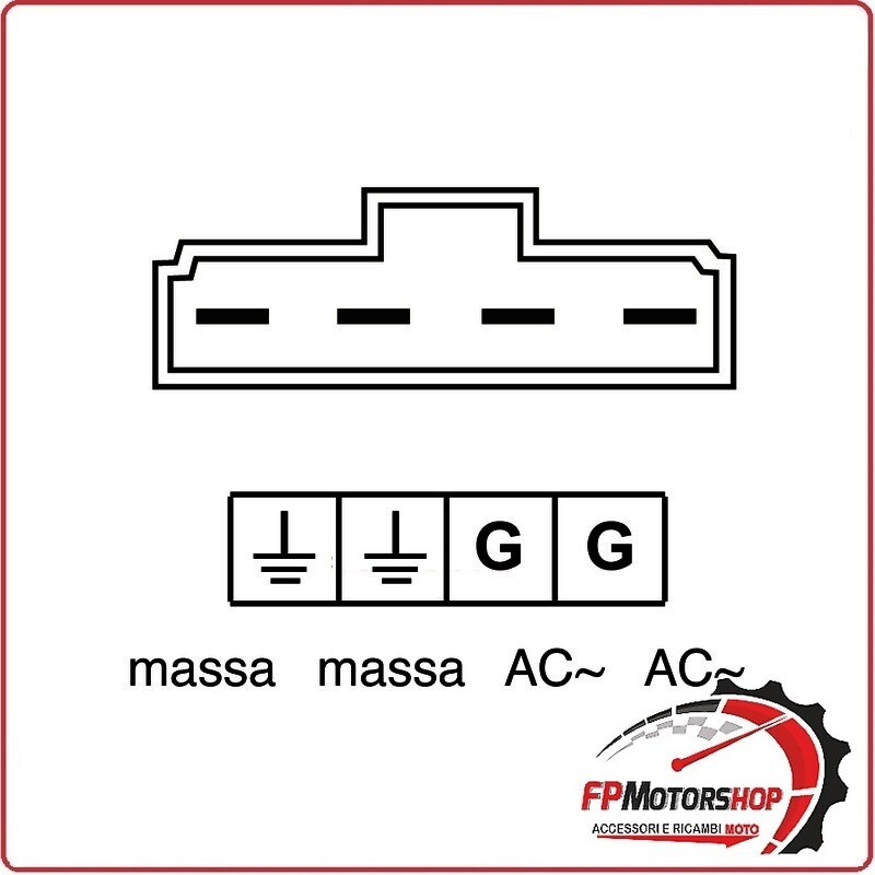 REGOLATORE DI TENSIONE PER YAMAHA DT50R 03-06 MBK X-LIMIT 50 03-04 MALAGUTI