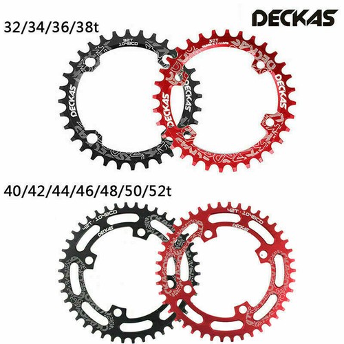 104BCD MTB Bike 170mm Chainset Crank 32-52T Round Oval Single Chainring AL7075