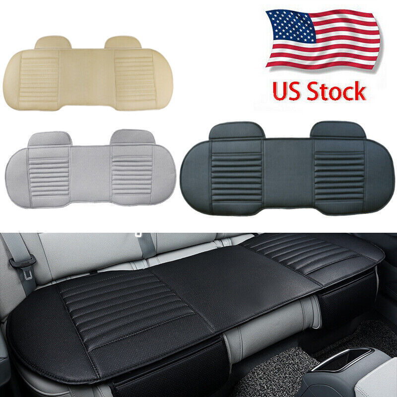 Auto Car PU Leather Rear Seat Cover Breathable Cushion Chair Parts Universal