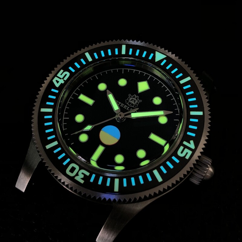 Pre-owned Steeldive Luxury Mens Sport Watches 30atm Waterproof Men Dive Automatic Watch