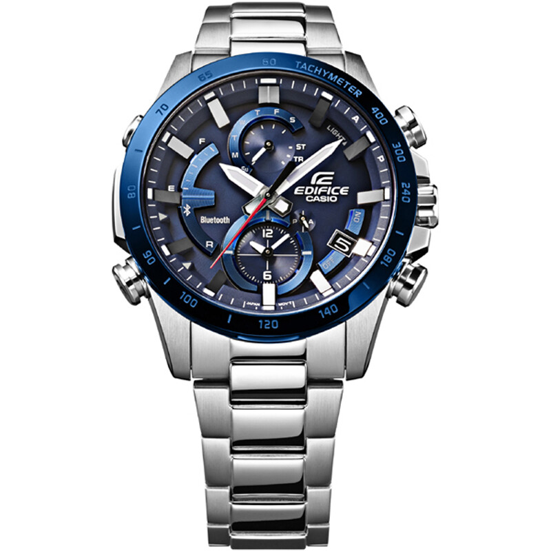 Pre-owned Casio Edifice Eqb-900db-2ajf Bluetooth Mobile Link Solar Chronograph Men`s Watch