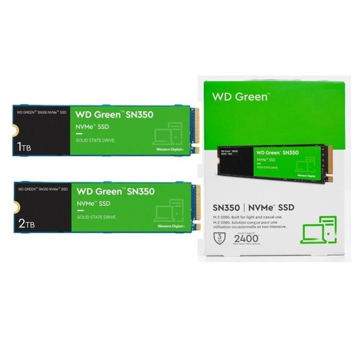 Western Digital WD Green SN350 SSD NVMe 250GB 500GB 1TB 2TB Solid State  Drive
