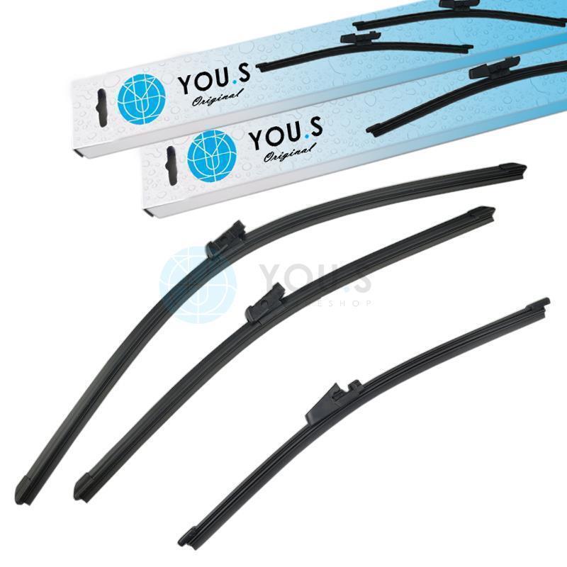 YOU.S Original SCHEIBENWISCHER SET VORNE + HINTEN für VW PASSAT Variant (3C5)