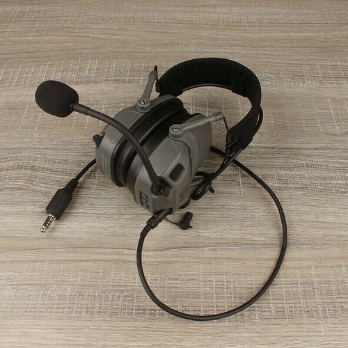 FCS AMP Pickup Noise Reduction Dual-Channel Tactical Headset V60 PPT PRC148/152