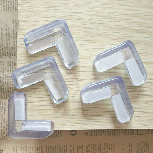 4X Table Glass Corner Edge Protection Cover For Child Baby Silicone Protector HN