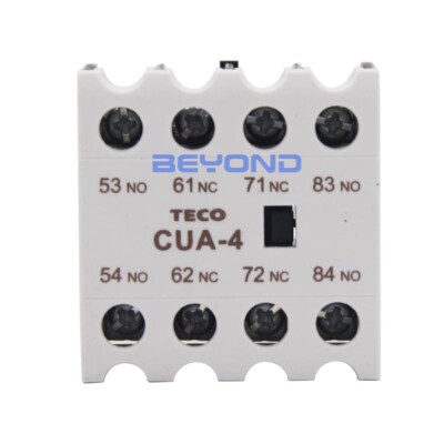 1PC NEW FOR TECO AC contactor auxiliary contact CUA-4