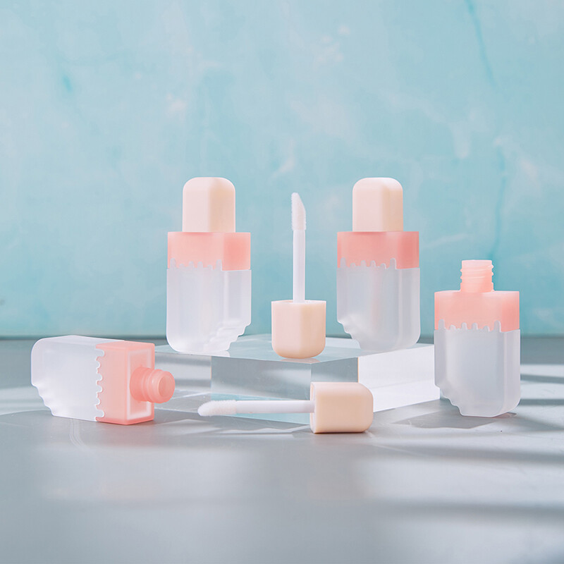 5ml Empty Lip Gloss Tube Ice Cream Refillable Lip Balm Bottl