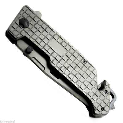 heavy duty gunmetal tactical combat spring assisted