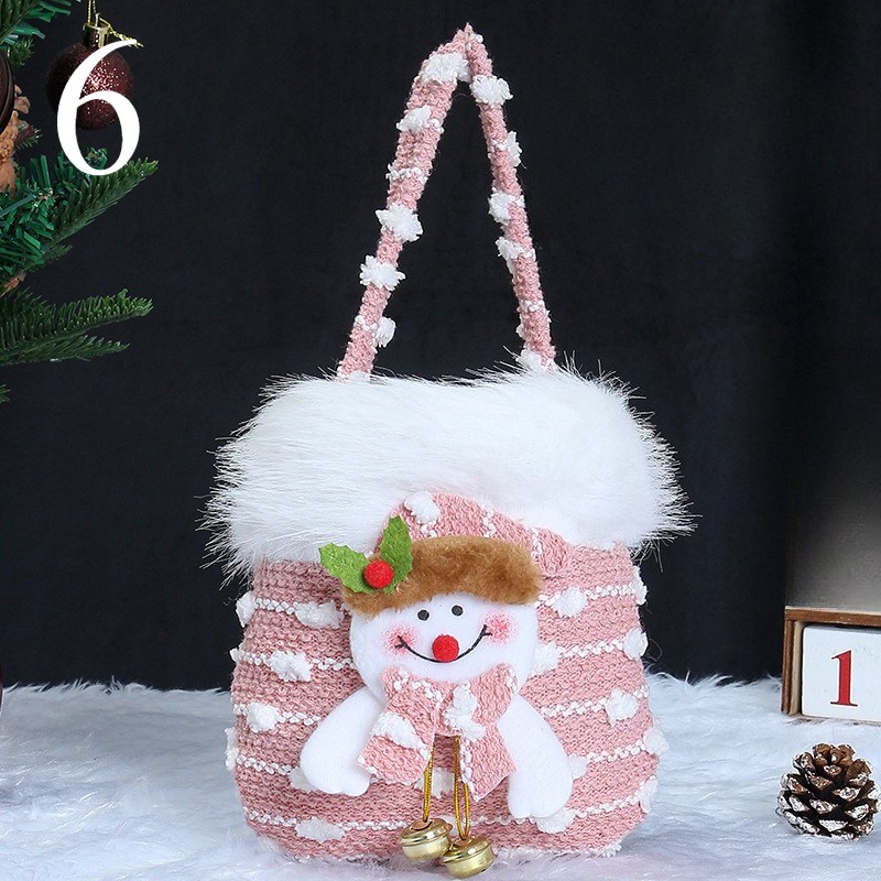 1x Süß Weihnachten Geschenktüten Candy Tasche Handgehalten Party Dekor Leere