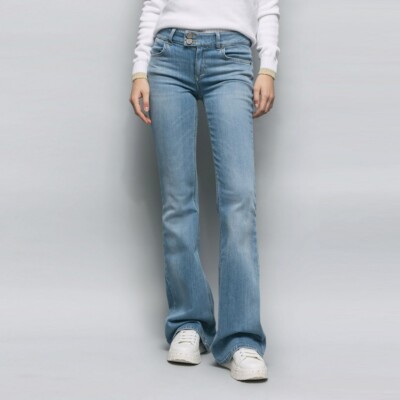 

Женские джинсы GAELLE Paris Trousers Flare GBDP17188 Blue Light E2023, Multicoloured