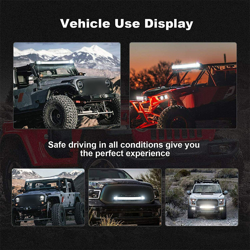 20 inch LED Light Bar Triple Row Spot ＆ Flood Combo For Truck SUV ATV Jeep 22"