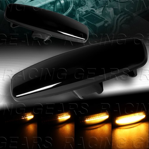 SMOKED LENS SEQUENTIAL LED SIDE MARKER LIGHTS FIT INFINITI M35 M45 G35 G37 EX35