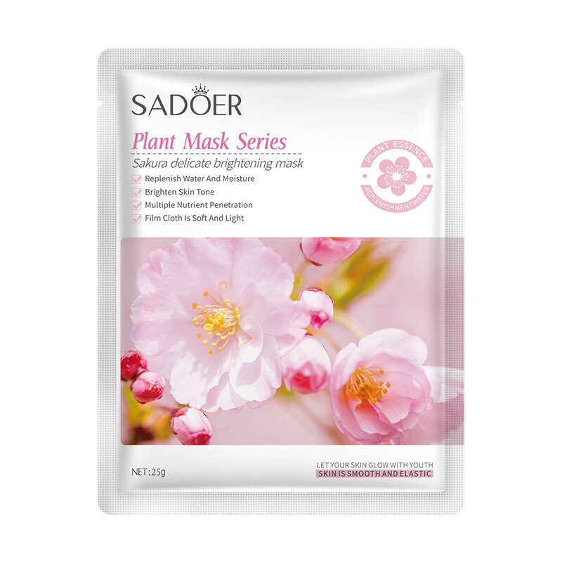 SADOER Fruit Plant Extract Moisturizing and Hydrating Facial Face Mask 25ML
