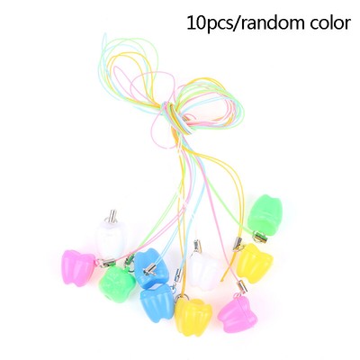 10pcs Colorful Baby Kids Tooth Storage Box Organizer Milk Teeth Keepsake Hol YP