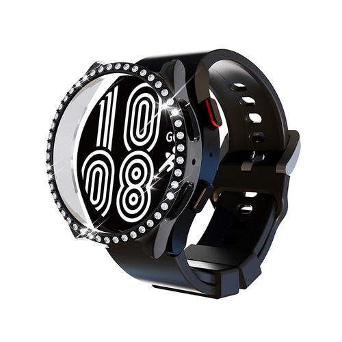 For Samsung Galaxy Watch 5/5 Pro Hard PC Diamond Protector Case Cover 40/44/45MM