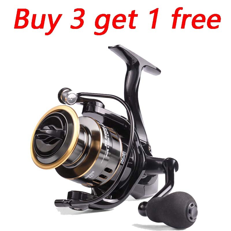 US Spinning Fishing Reel 5.2:1 Freshwater Saltwater Left Right Hand Reel HE6000