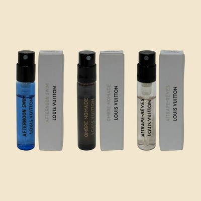 Louis Vuitton Ombre Nomade Attrape-Reves Afternoon Swim 2ml Sample Spray 3-Pack