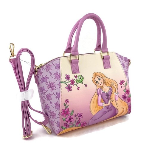 Rapunzel♡様 Loungefly Disney Tangled Rapunzel Satchel Crossbody Bag Purse
