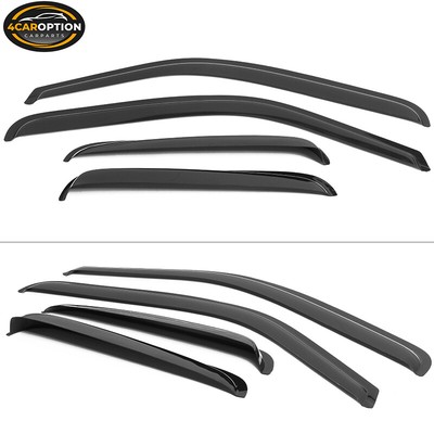 Fits 99-06 Chevy Silverado Sierra Extended Cab Window Visors Rain Sun Guard Vent