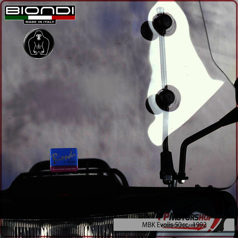 KIT ATTACCHI PARABREZZA SCOOTER PER MBK EVOLIS 50 92> BIONDI 8500932