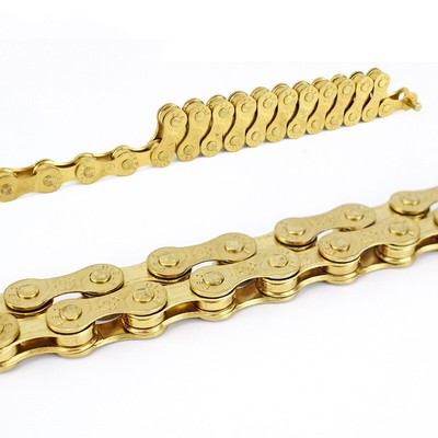 1pcs Goldkette MTB Mountain Bike 8 Geschwindigkeit Faltbar Fahrrad Außen Sports
