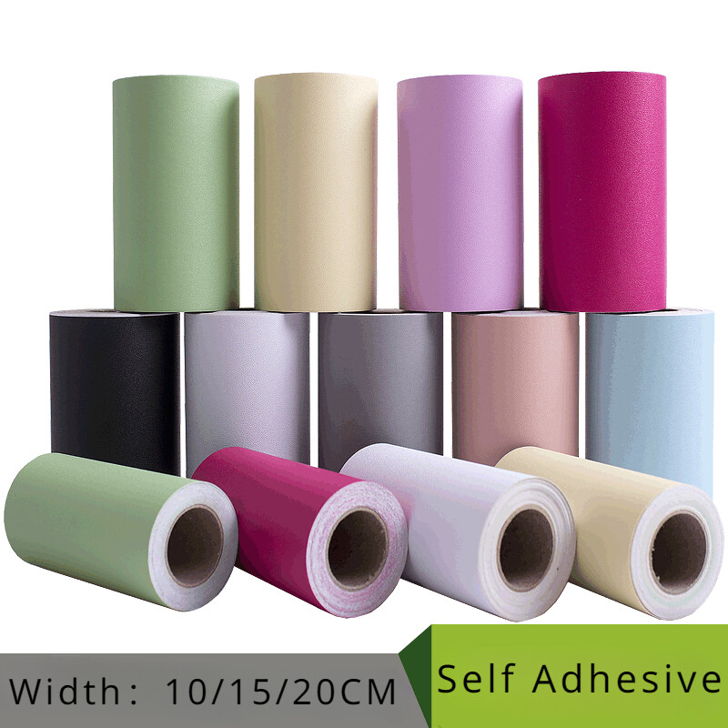 5 M Self Adhesive Wall Skirting Border Sticker Wallpaper Solid Color Decor