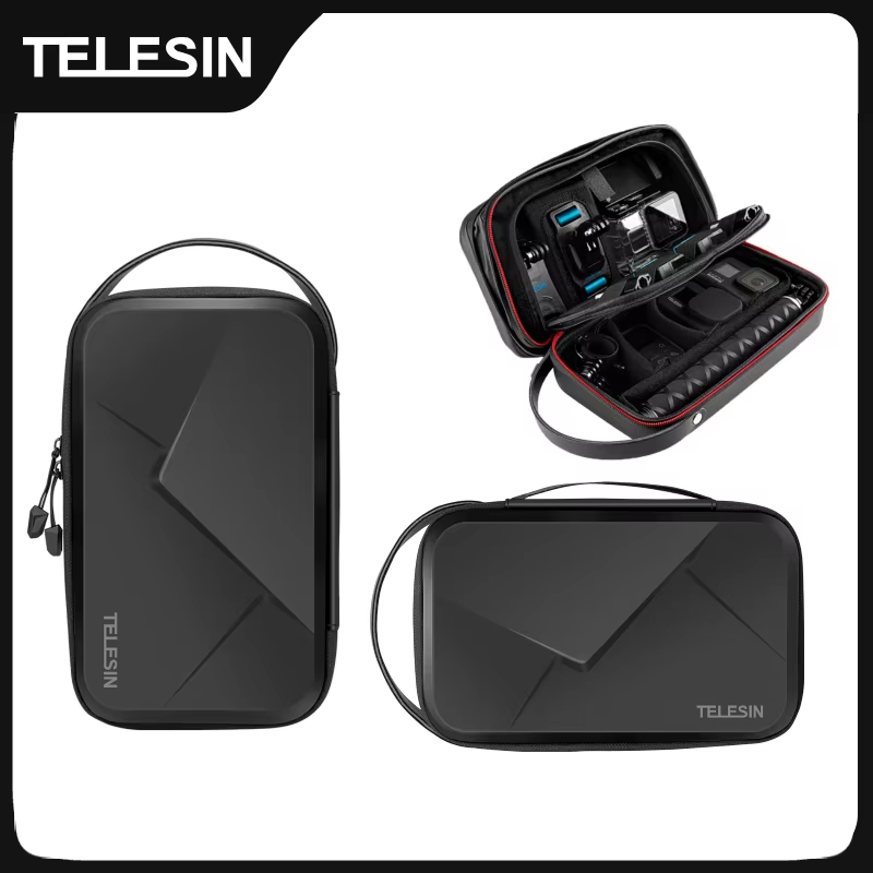 Waterproof Carrying Adjustable Space Bag PU for GoPro Hero 13 12 11 10 9 8 7 6 I