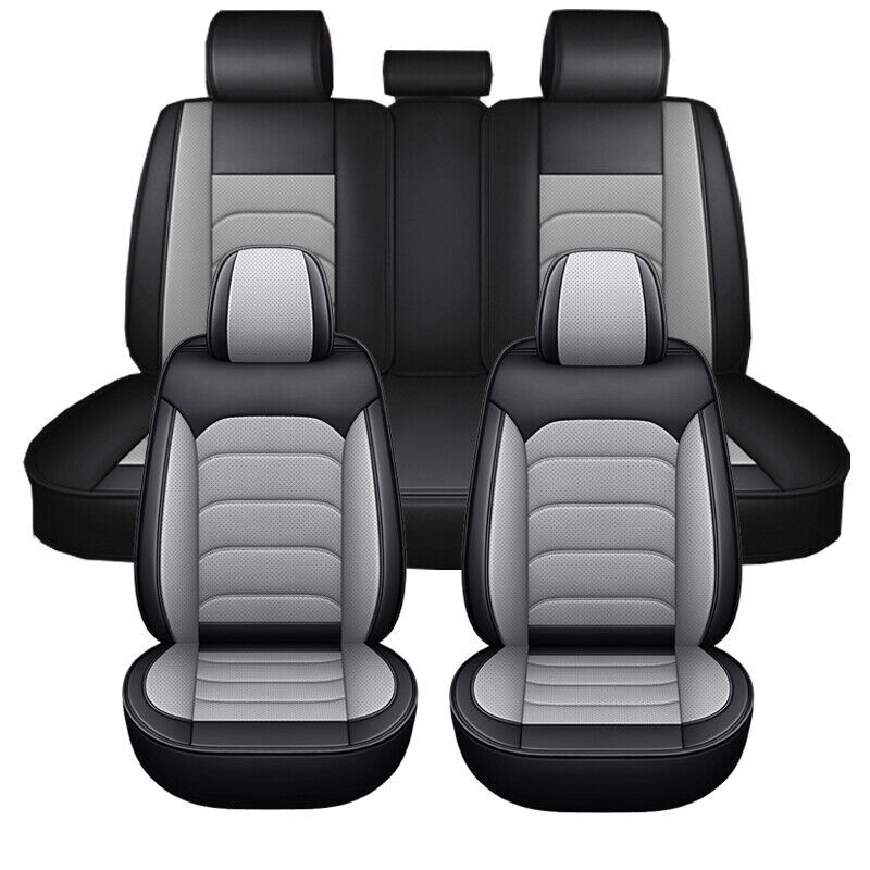 For Ford Fusion Car Seat Cover Leather Front Rear Full Set 5-Seat Protectors Pad