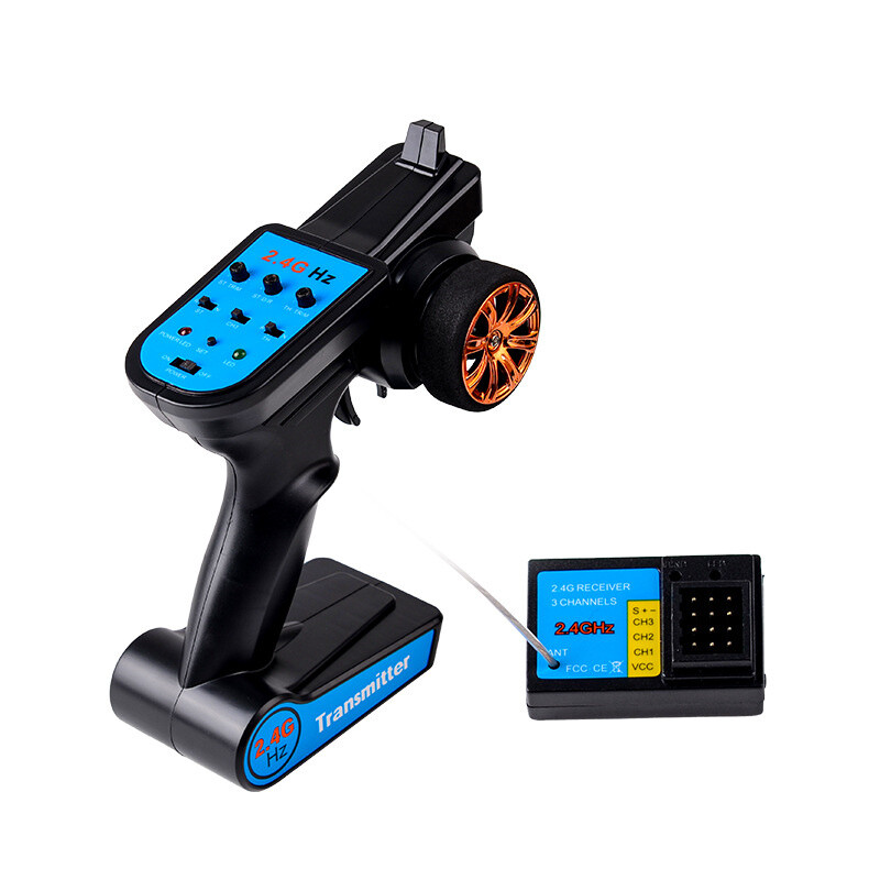 3CH 2.4GHz Transmitter Remote Control with Receiver for RC Model Car