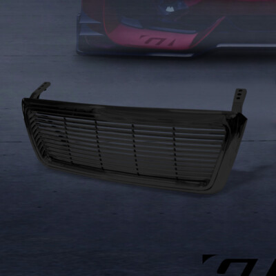 For 2004-2008 Ford F150 Horizontal Billet Style Glossy Black Front Bumper Grille