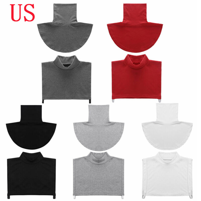 Fake Collar Detachable Turtleneck Dickey Clothes Neck for Girls Women Accessory