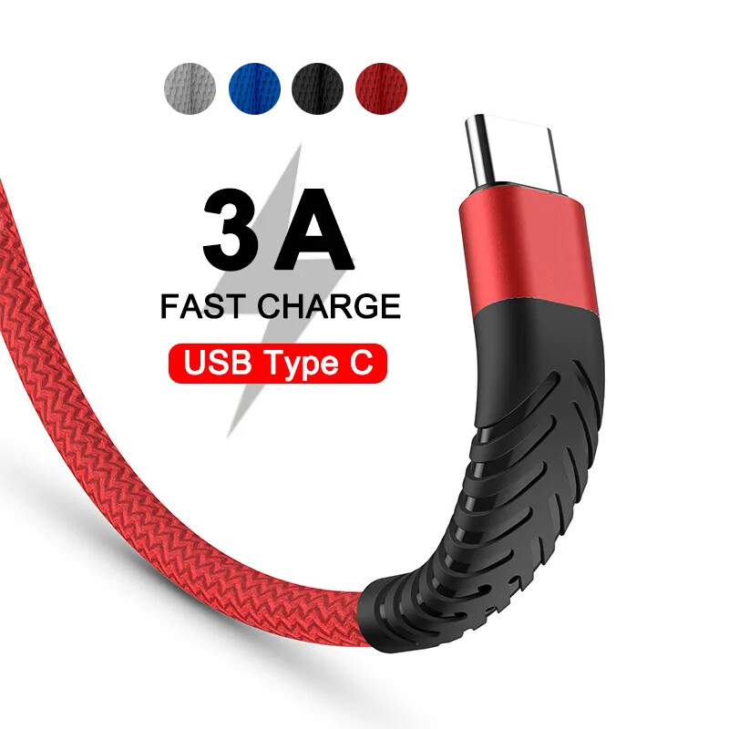 USB C Fast Charging Charger Cable Type C Cord For Samsung S2