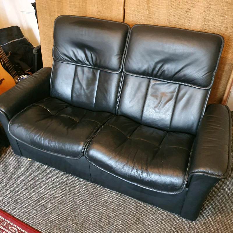 Stressless Ekornes leather recliner sofa in East End, Glasgow Gumtree
