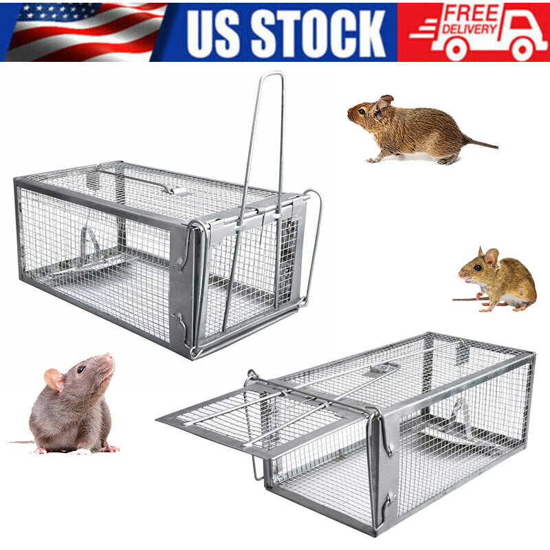 Humane Rat Live Trap Chipmunk Rodent Trap That Work Indoor Outdoor Small Animal