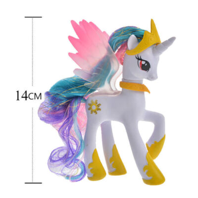 Celestia Luna My Little Pony Magic Princess Action Figure 14cm Doll Toy Kid Gift