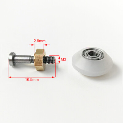 3pcs Carriage Roller Wheels Redsail Liyu Roland Graphtec Plotter Vinyl Cutter