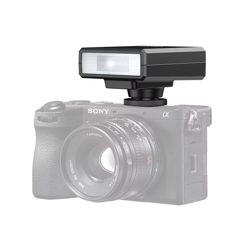 Mini Camera Flash Speedlite GN12 LCD Standard Hot Shoe Mount for Canon Nikon Pa