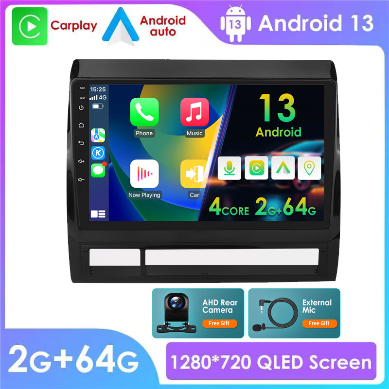 Android 13.0 For Toyota Tacoma 2005-2013 JBL AMP Car Stereo Radio Apple CarPlay