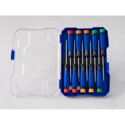 Kobalt 10 Piece Precision Screwdriver Tool Set With Case Slotted Phillips Torx