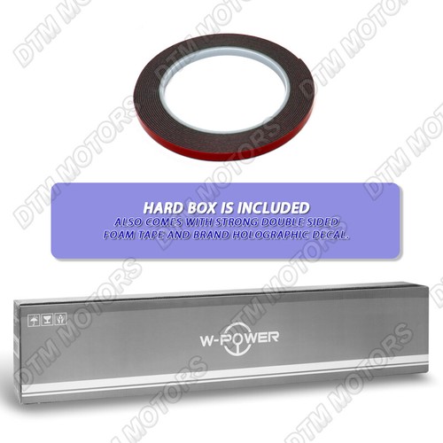 For 10-16 Hyundai Genesis Coupe Pearl Black Rear Roof Window Spoiler W-Power