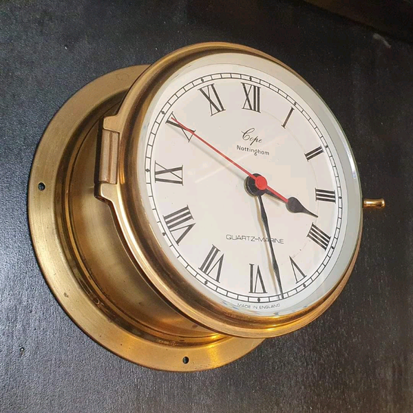 Brass Ships Clock for sale in UK View 32 bargains