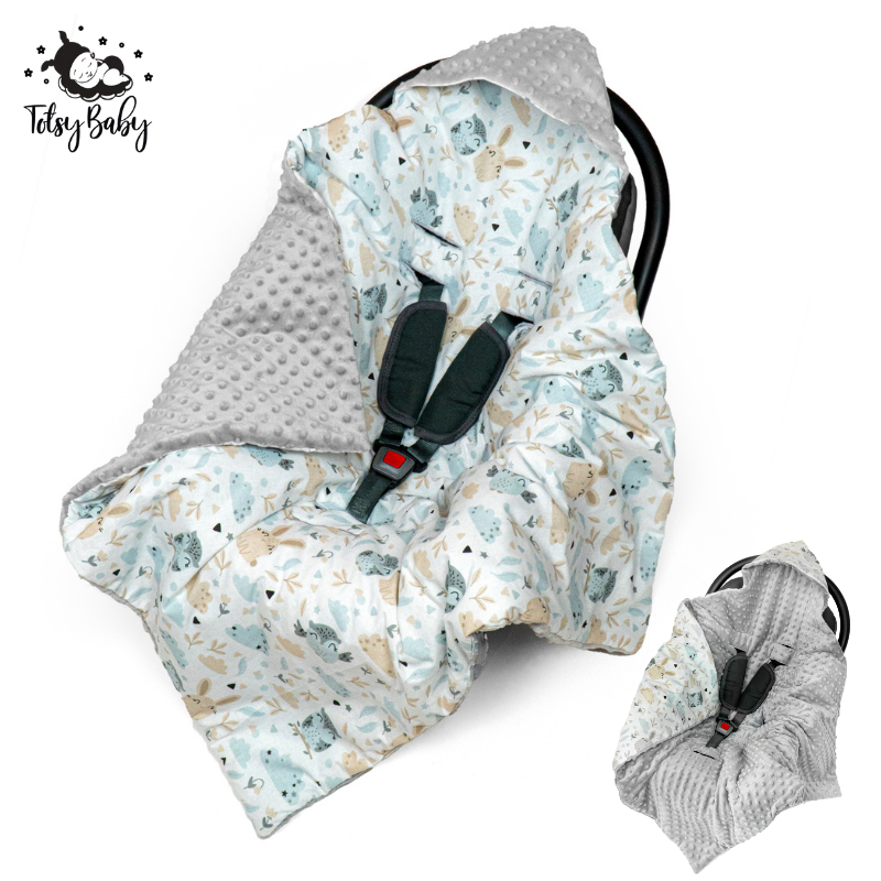 Einschlagdecke für Babyschale Maxi Cosi Babydecke Kinderwagen Decke Fußsack