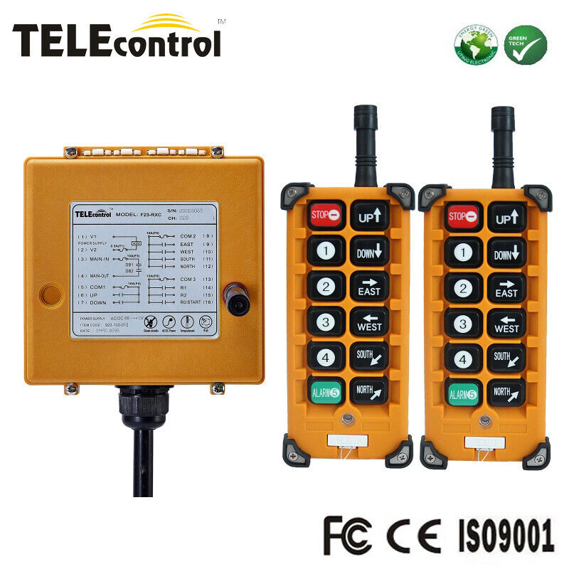 Telecontrol F23-a++ Industrial Radio Remote Control Ac/dc Wireless Control Crane