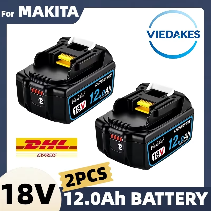 NEW Original For Makita 18V Battery 12000mAh Compatible with DTD173 DHP487 DJV18