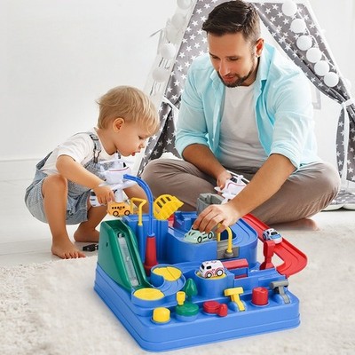 Hahaland Kids Car Race Track Toys for 3 Year Old Kids Gift Hands-on Boys toys