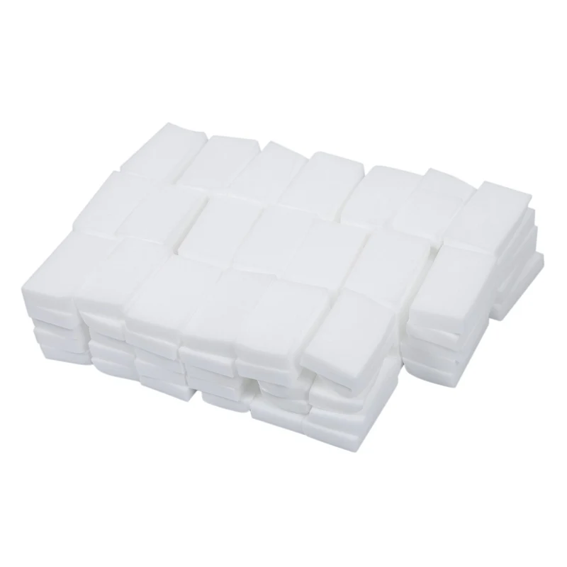 100PCS Magic Eraser Melamine Sponge Cleaner Kitchen Cleaning Pad 10x6x2CM